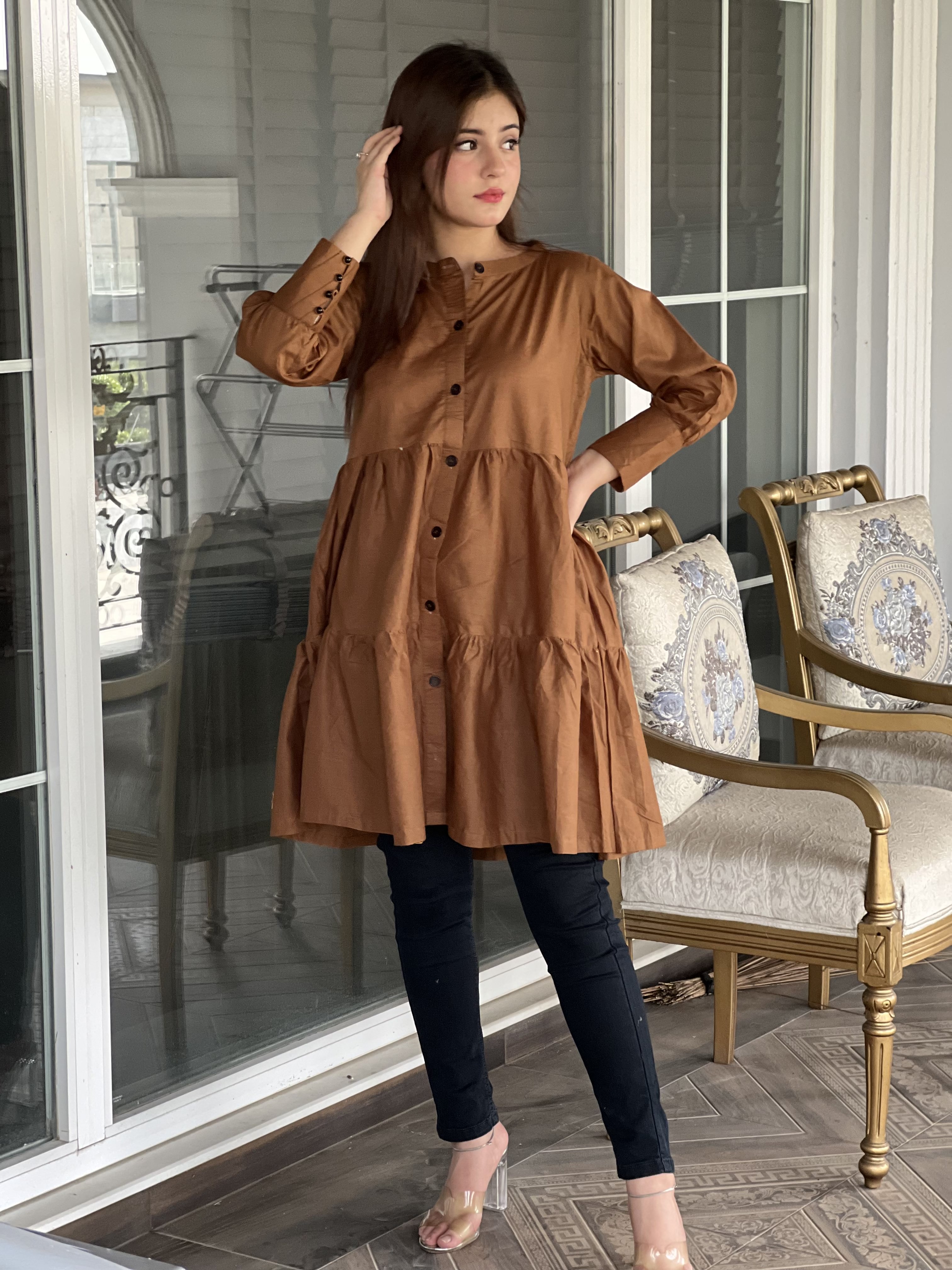 casual winter dresses in pakistan Winter Dresses in Pakistan
