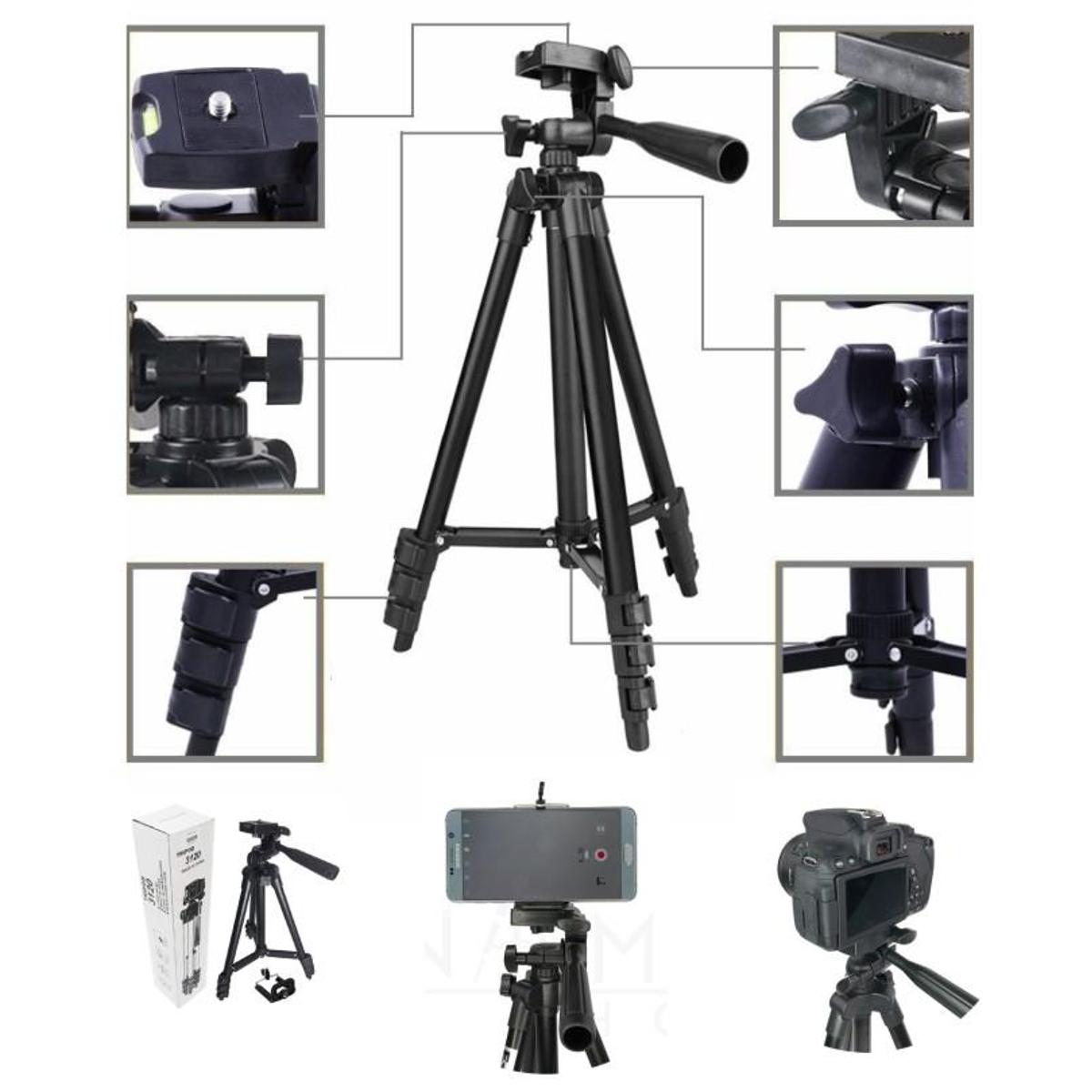 3120 - Digital Camera Camcorder Tripod Stand - Black
