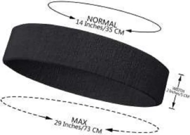 Fitness Sports Sweatband Headband Yoga Gym Head Band price in Pakistan