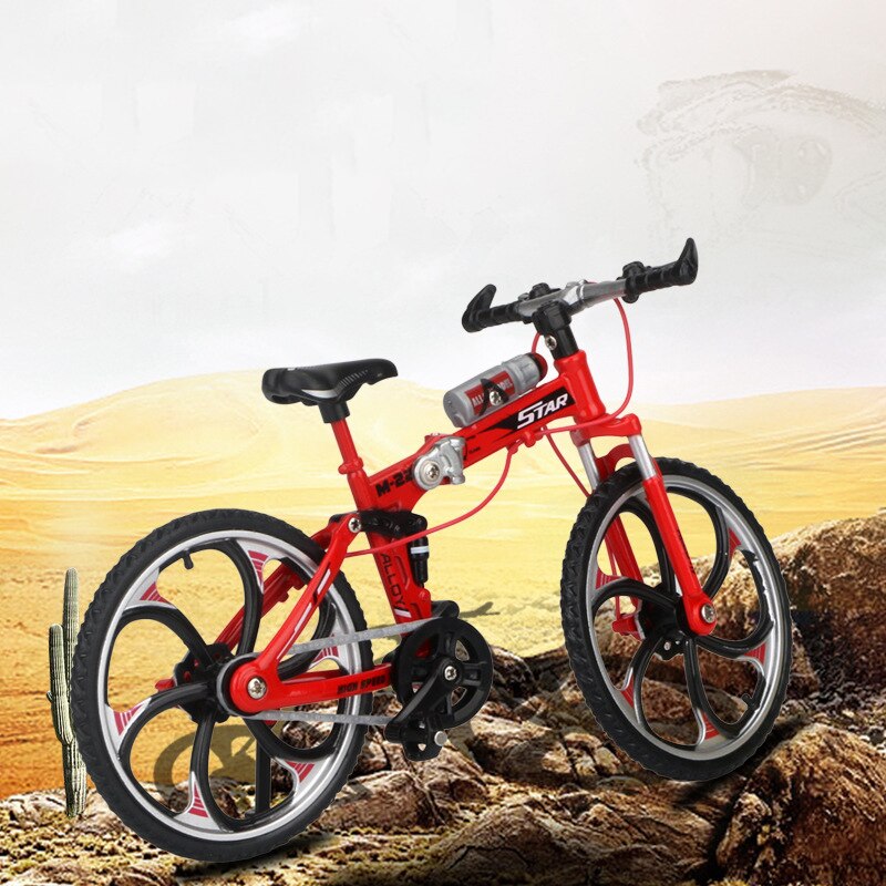 BMX Bicycle Metal Finger Mountain Off Road Foldable Bike Racing Toy