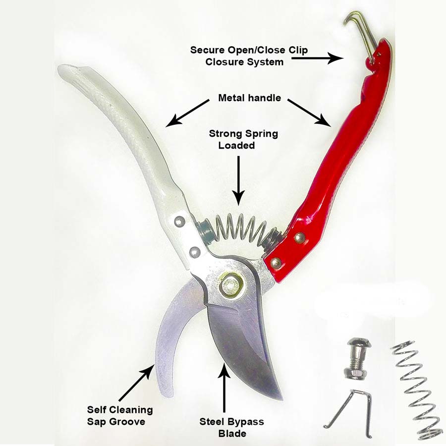 Stainless Steel Gardening Pruning Shears For Plants Professional Hand