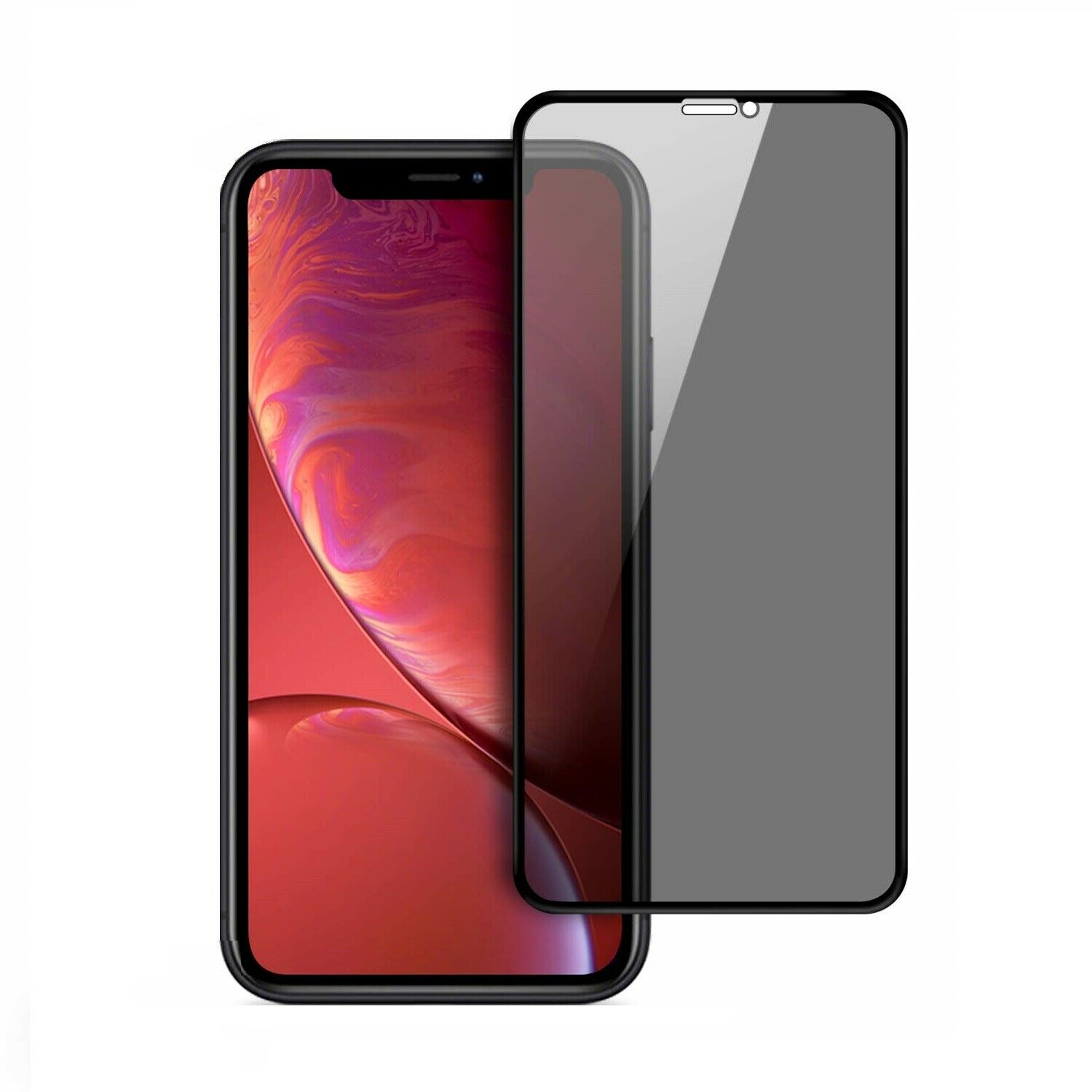 black screen protector iphone xr