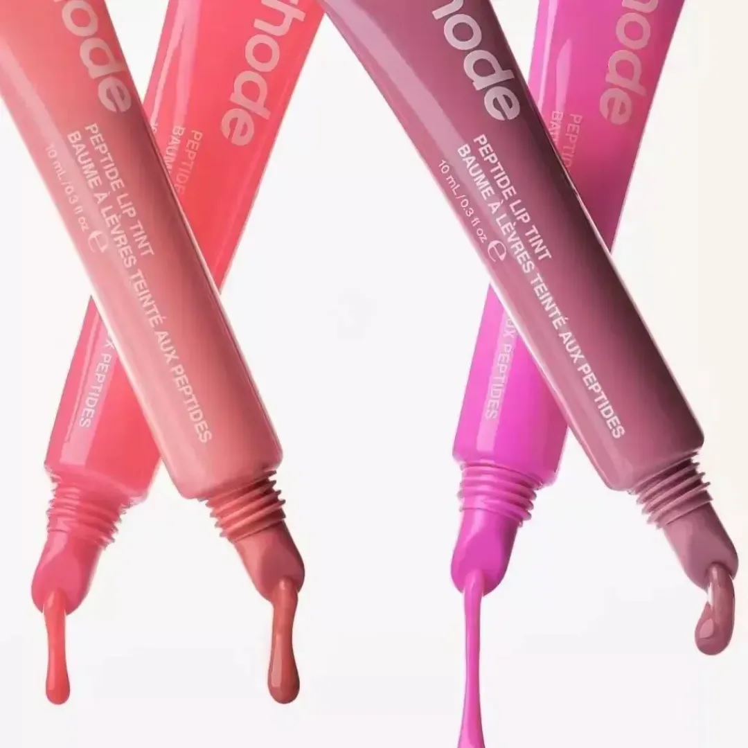 Rhode LipTint Peptide Finest Dupe | Long Lasting Non-Stick Lip Plumper Shea Butter Lip Gloss | Velvet Mirror Finish Orignal Lip Tint Set | Moisturizing Hydrating Lipstick,Lip Oil,Lip Balm | Tint For Lips & Cheeks All-in-One Lip Care Makeup ( 8 Shades )