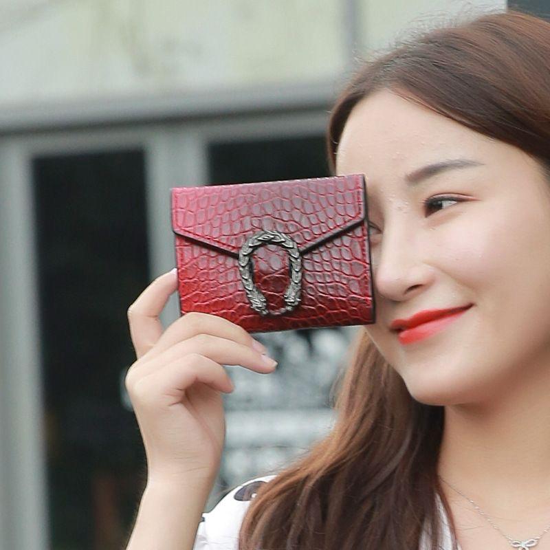 Short Women Wallets Small Slim Luxury Wallet New Fashion Pu Leather Female Purse Designer Money Bag Card Holder, wallets For Girls