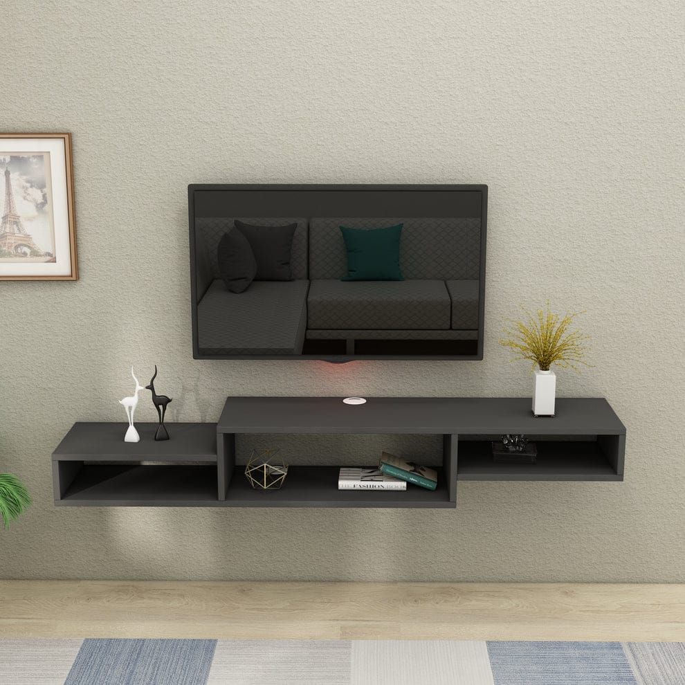 Lcd Tv Rack /Shelves floating Shelf Tv Console Media Storage wall