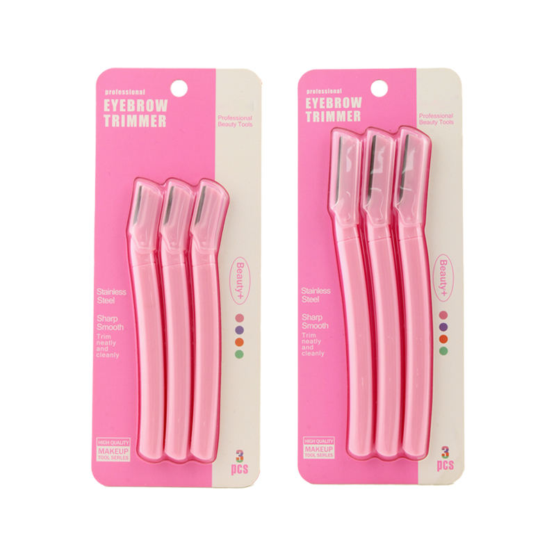 Face Razor for Women Girls Facial Hair Pack of 3 Painless Facial Hair Removal Eyebrow Shaper for Upper Lip