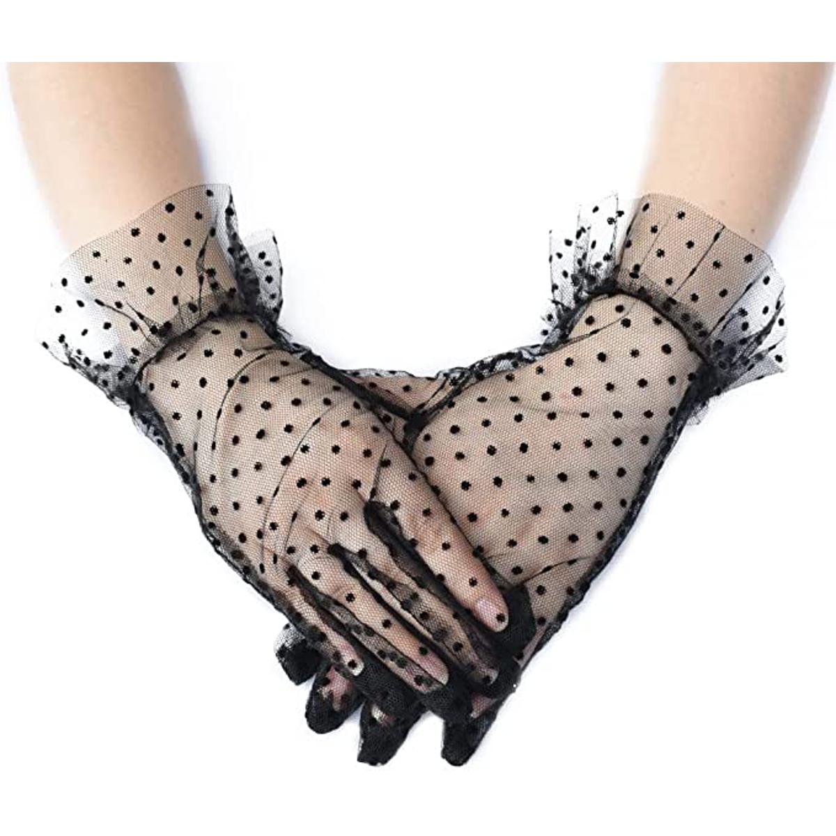 Fashionable Party Elasticity fishnet gloves mittens ladies gloves women gloves gloves fingerless gloves driving gloves FASHION TRENDY dress up fashion design WOMEN GLOVES STYLISH women gloves for hijab GLOVES FOR WOMENs For Girls