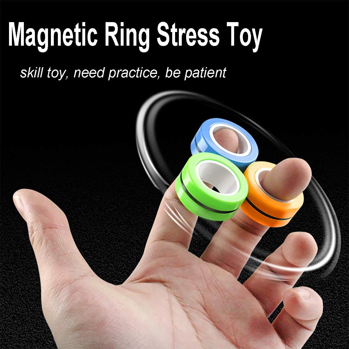 FinGears Magnetic Rings Anti-Stress 