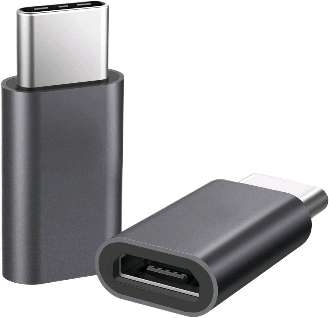 Micro USB to Type C convertor Fastest Transmission Aluminum Frame