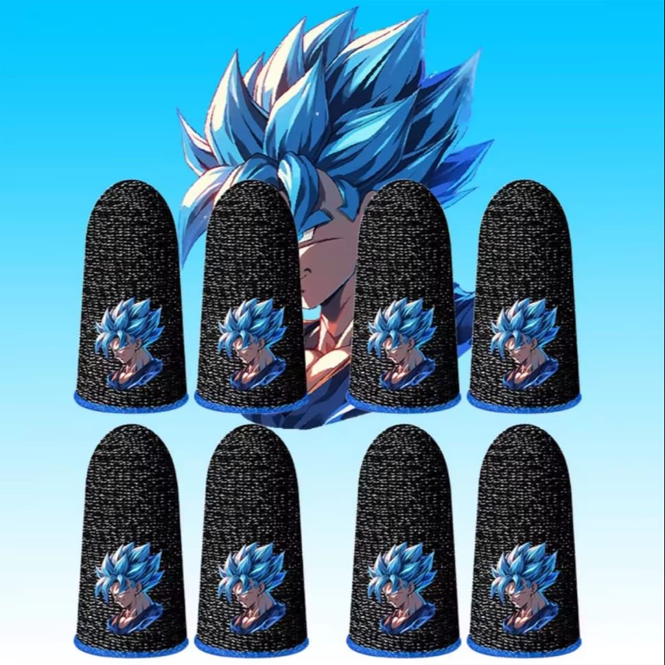 LAZA Free Fire Gaming Finger Sleeves 2PCS with Premium Storage Case | Super Conducting Fiber | Ultra Sensitive Touch | Sweat Proof | Mobile Gaming Accessories