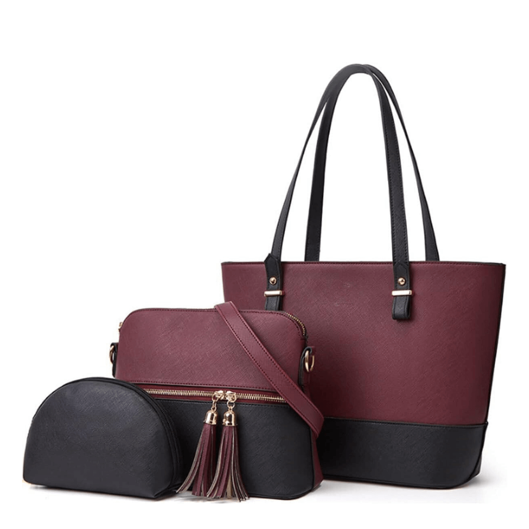 Bag X - Grace Maroon/Black - for Girls and Women