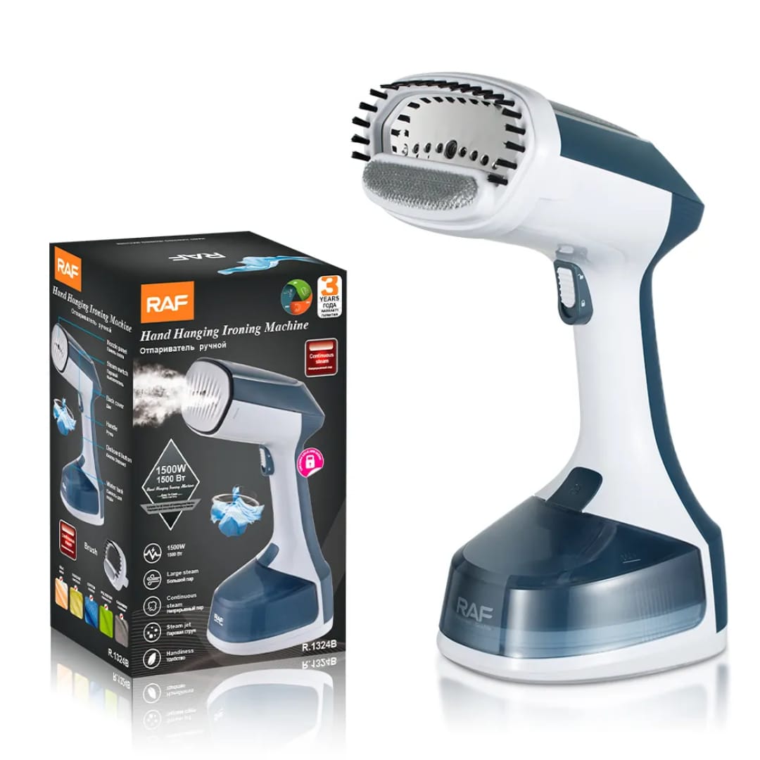 Steam Iron - RAF/Silver Crest Original Premium Quality Electric Hand Held Steam Iron For Embraided Ladies Dresses - Electric Steam Iron For Fancy Dresses - Light Weight Iron - Wrinkle Remover Travel Friendly Steam Iron