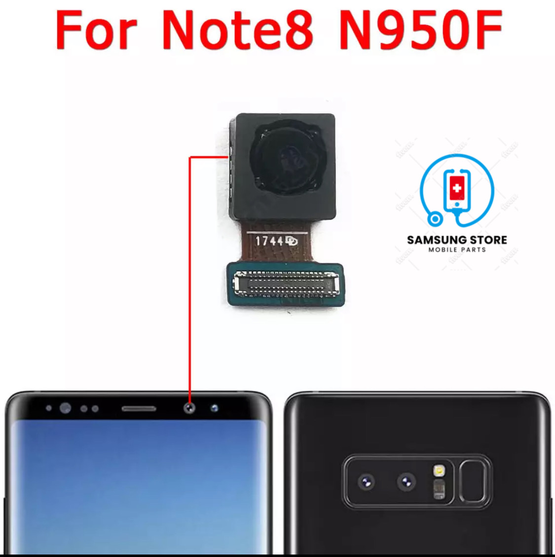 samsung note 8 front camera