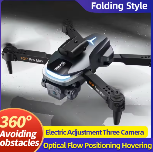 P23 Pro Drone with Dual Camera  WiFi FPV Foldable RC Quadcopter  Obstacle Avoidance  One Key Return  Altitude Hold  Remote Control