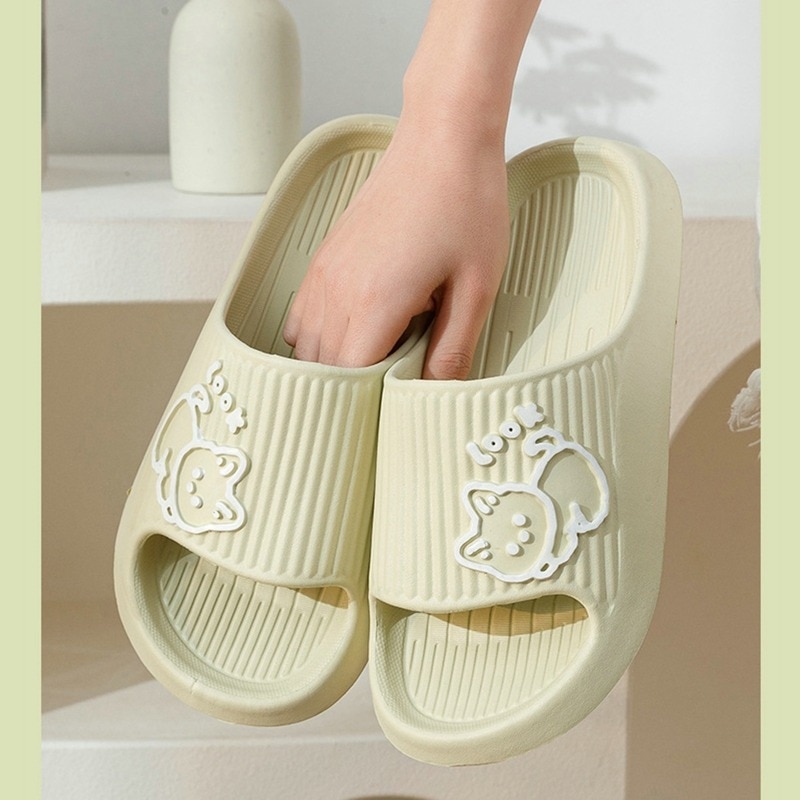 Summer Beach Thick Platform Slipper Sandals Women Eva Slippers Couple Home Flip Flops