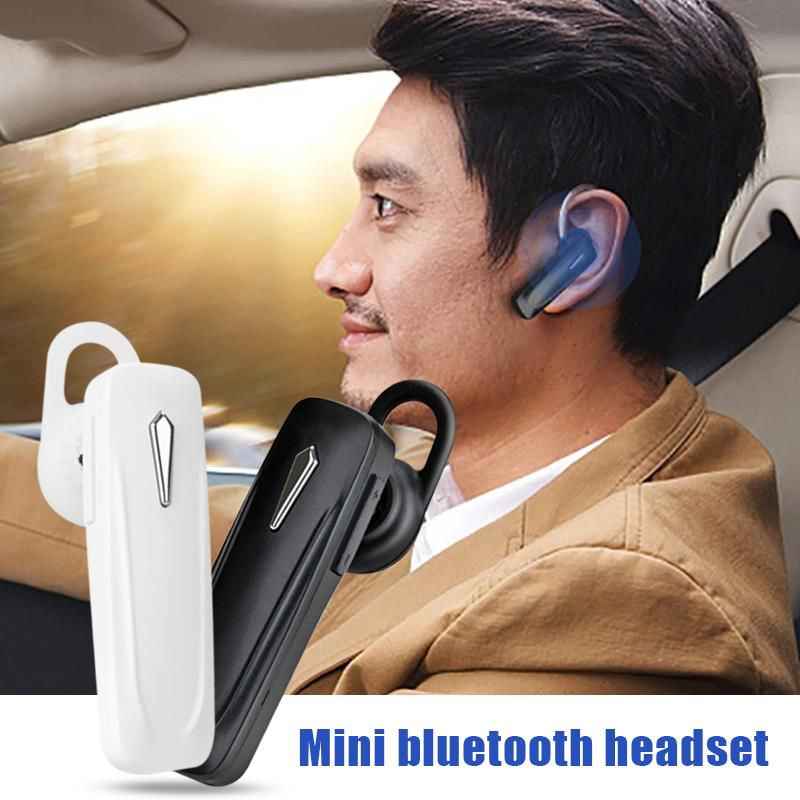 M163 Wireless Bluetooth Single Earpiece With Ear Clip (Connect with All Bluetooth Devices).
