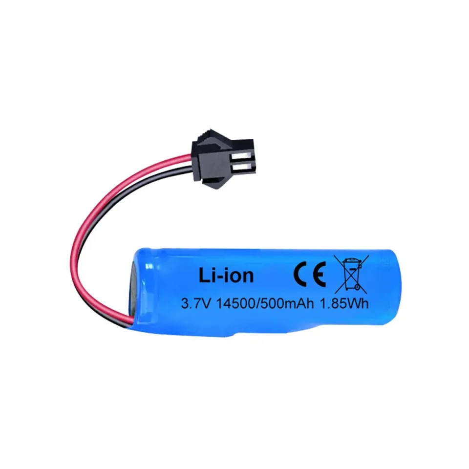 3.7V Lithium Battery for Toy Car Remote Control 1200mAh 14500 LiPo Battery for Toy Car DIY