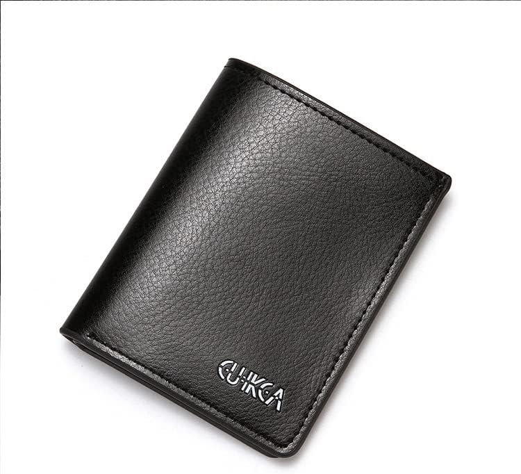 Slim leather violet for boys slim wallet for boys