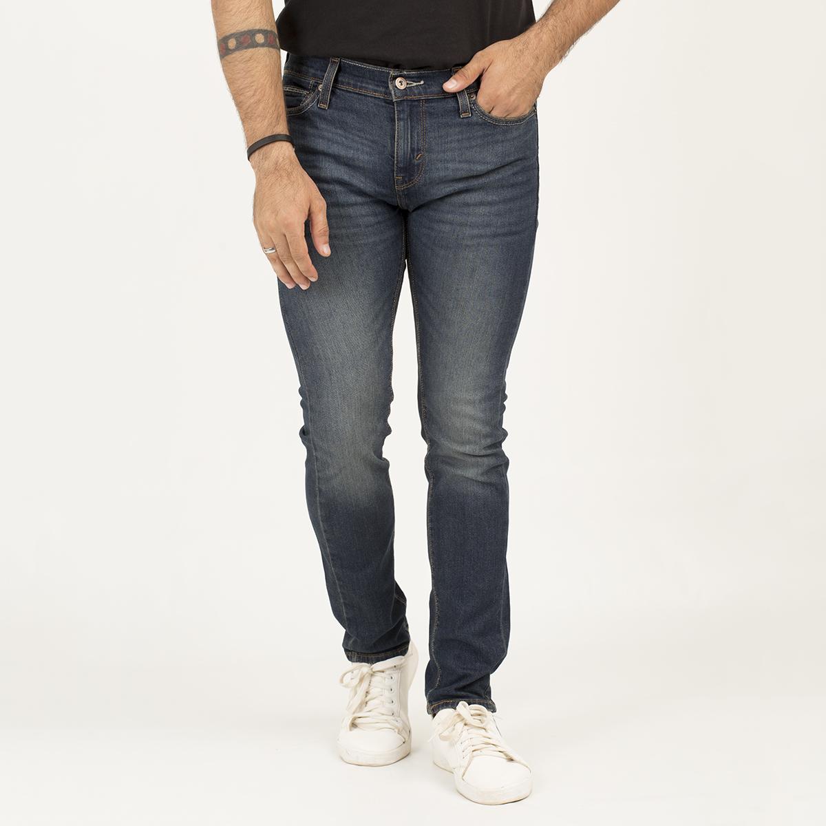 Denizen 5 Pocket Skinny Honeycomb Denim 