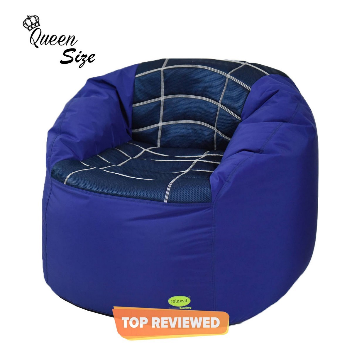 Relaxsit Bean Bag Sports Chair – Queen Sized Bean Bag Sofa for Kids ...