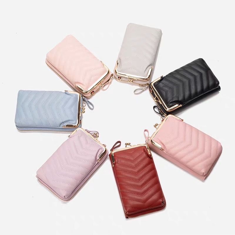 Women Clutch Bags New Embroidery Design Hand Clutch For Ladies Wallet Purses - Stylish Leather Mobile Wallets Purses - Daily Use Good Quality Shoulder and Crossbody, Fashionable Leather Purse For Ladies Clutch For Fashions, Party, Wedding ceremony etc.