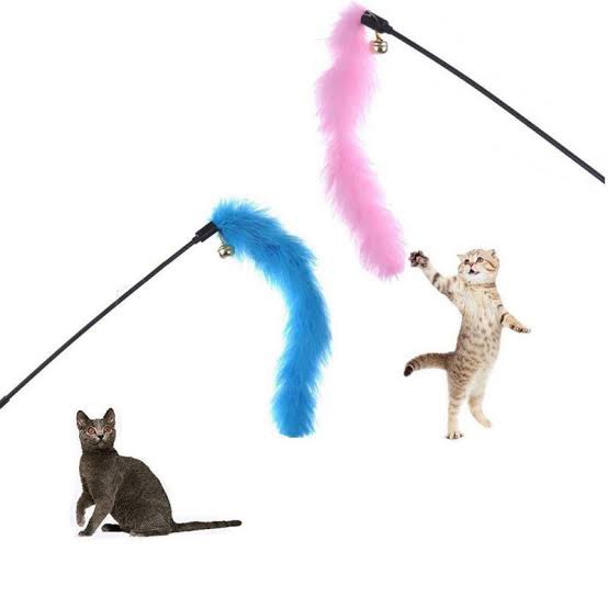 cat toys feather stick