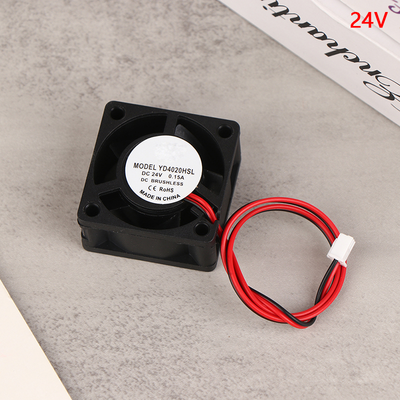 DC 5V/12V/24V Computer CPU Cooler Mini Cooling Fan 40MM Small Exhaust ...