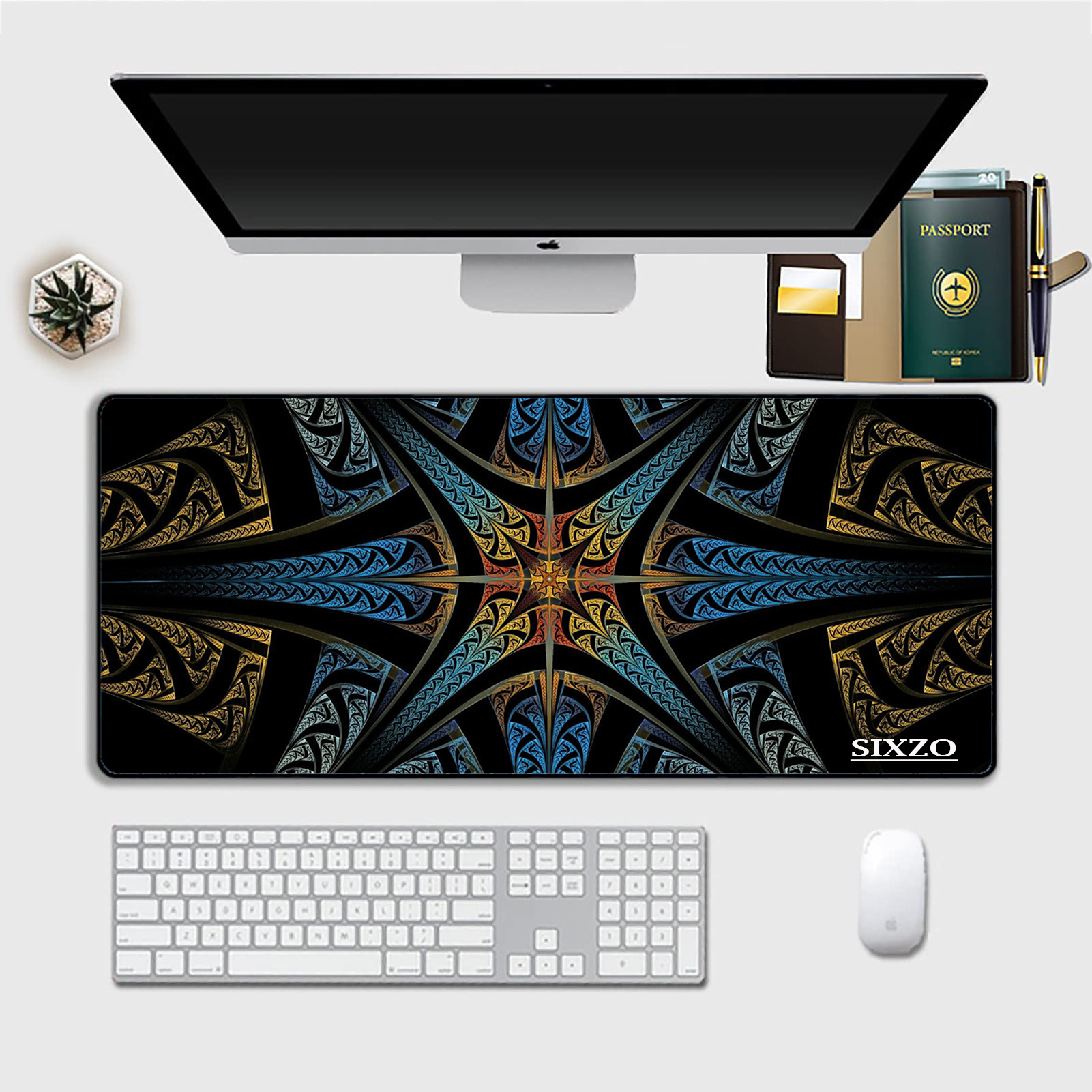 SIXZO S812 Gaming Mouse Pad Small, Medium and Large with 3mm thickness for Gaming and office Desk Mouse Mat Pad
