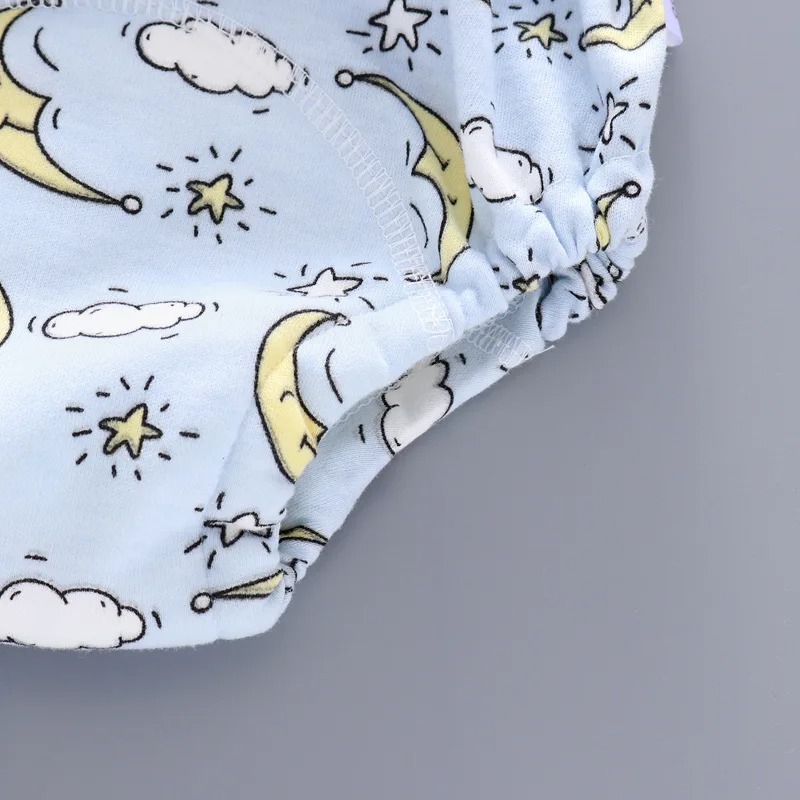 1pcs Baby Waterproof Reusable Training Pants 6 Layer Cotton Baby Diaper Infant Shorts Nappies Panties Nappy Changing Underwear Cloth