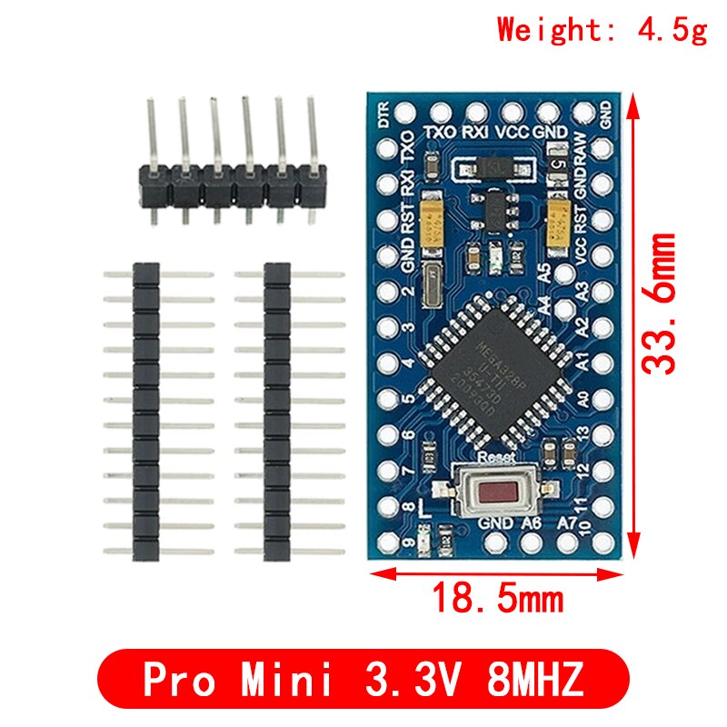 ATMEGA328P Pro Mini 328 Mini ATMEGA328 5V/16MHz ATMEGA328 3.3V 8MHz for ...