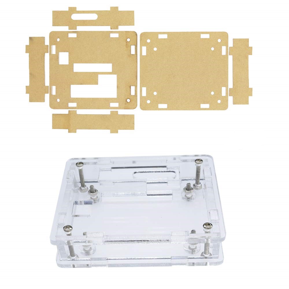 Clear Acrylic Case Shell Housing For W1209 Digital LED DC 12V Temp Thermostat Temperature Control Switch Module Controller Board
