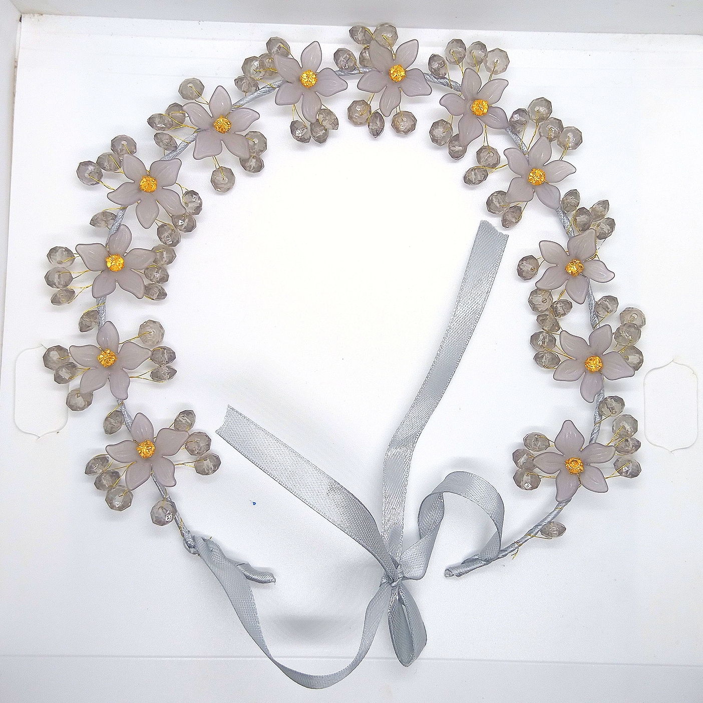 1pc Flower Tiara Crown For Women Bridal Crown For Girls Wedding Princess Birthday Accessories Flower Ring Couple Rings Hair School Parties