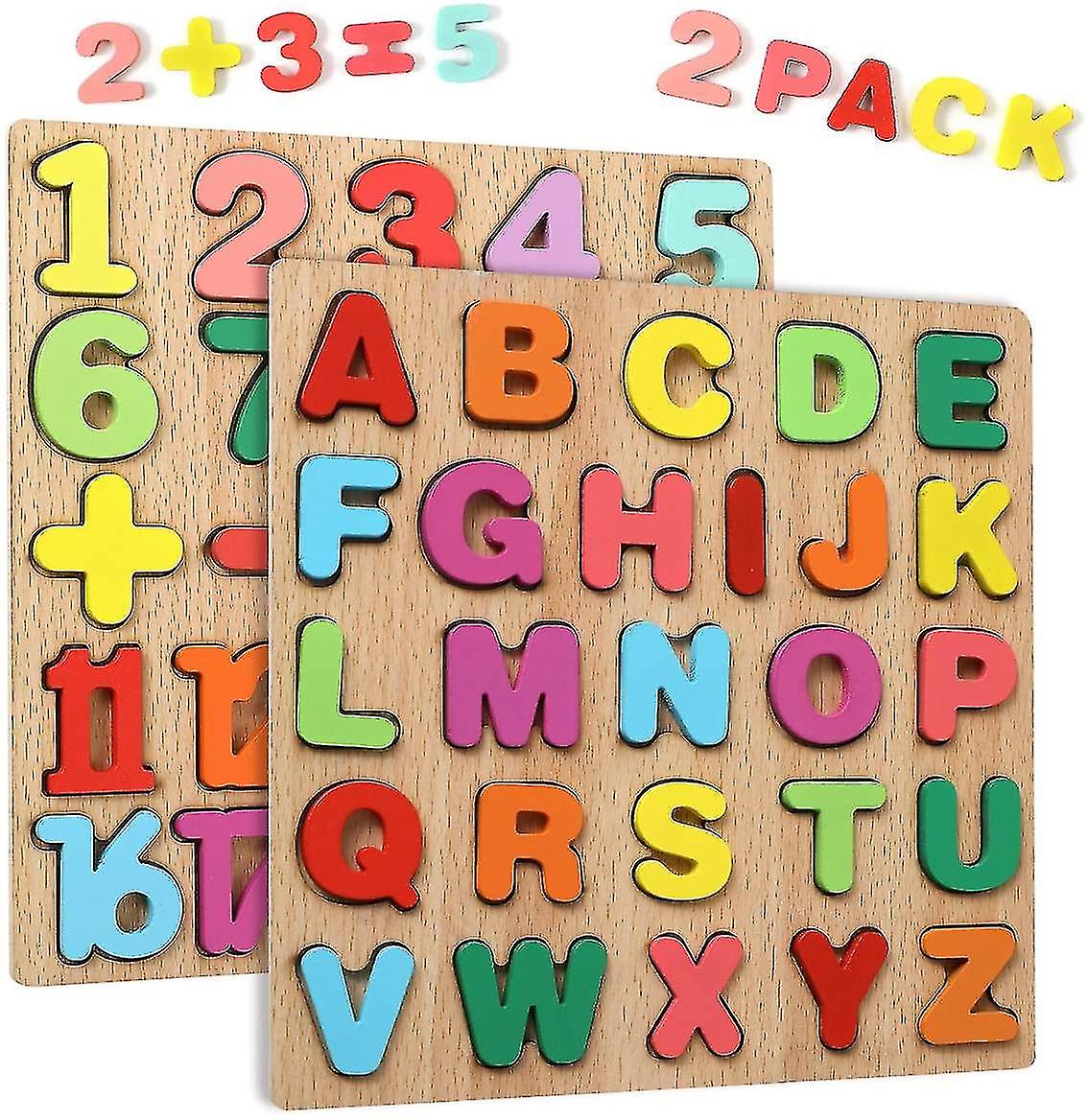 Wooden English Letters - English Counting Alphabets - Baby Learning - Kids Learning Toys