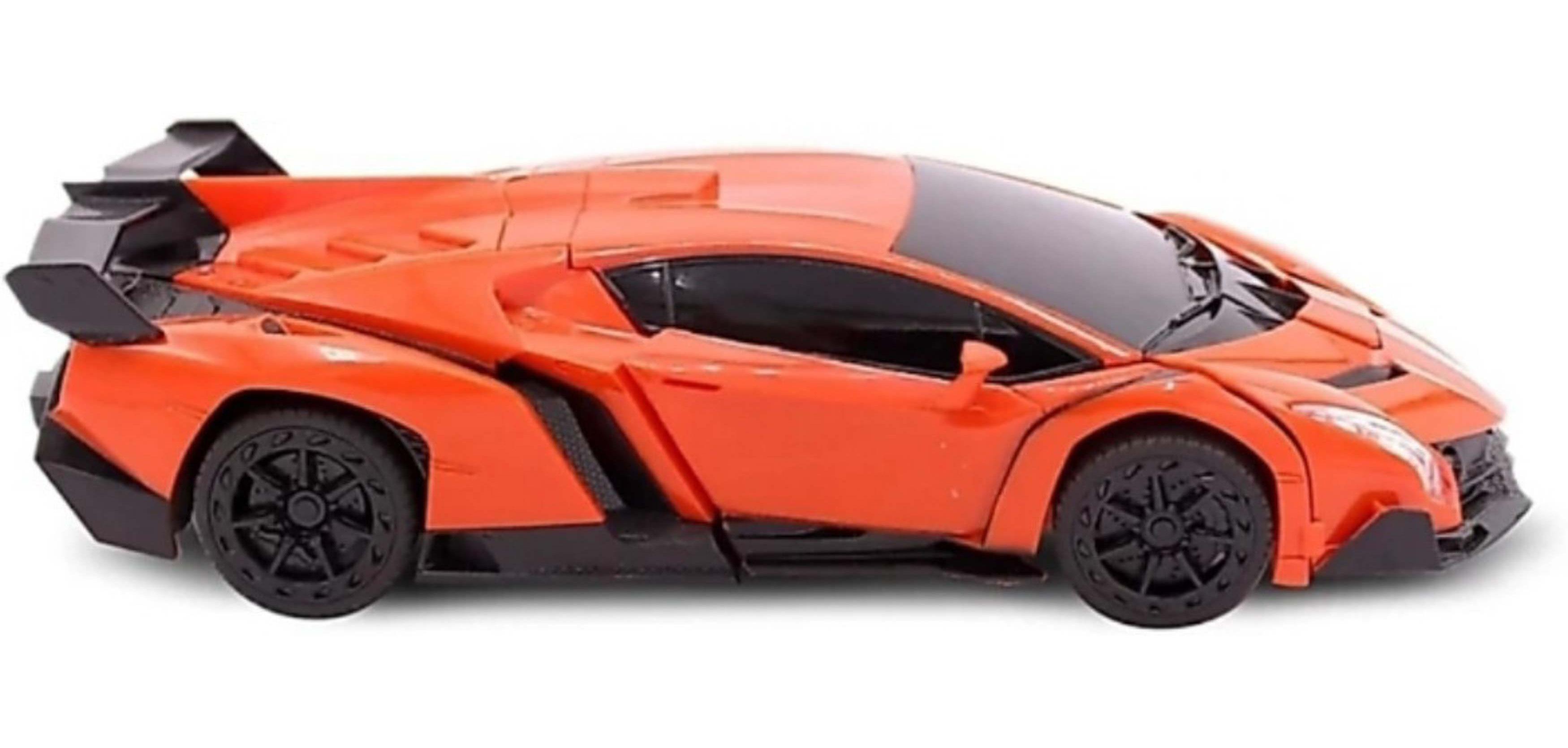 Rc Transformer Lamborghini Car Toy Remote Control Rechargeable 2 IN 1 Robot Car