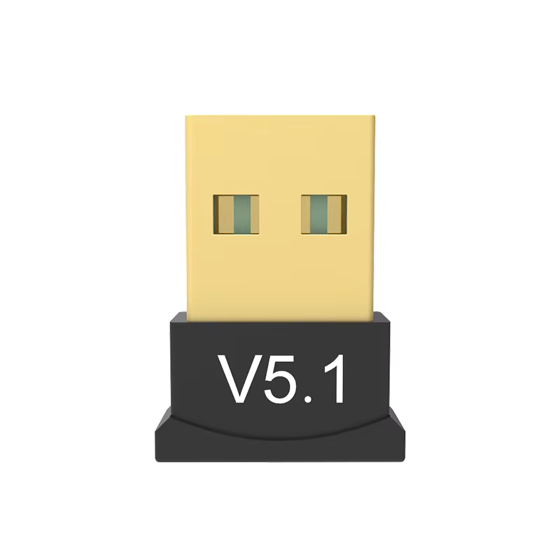 New Bluetooth 5.1 USB Adapter Dongle for PC/Laptop - Plug and Play High-Speed Data Transfer