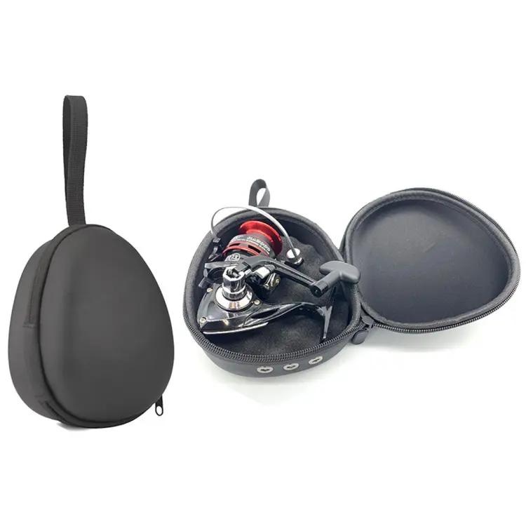 Portable Fishing Reel Bag EVA Waterproof Case Cover For