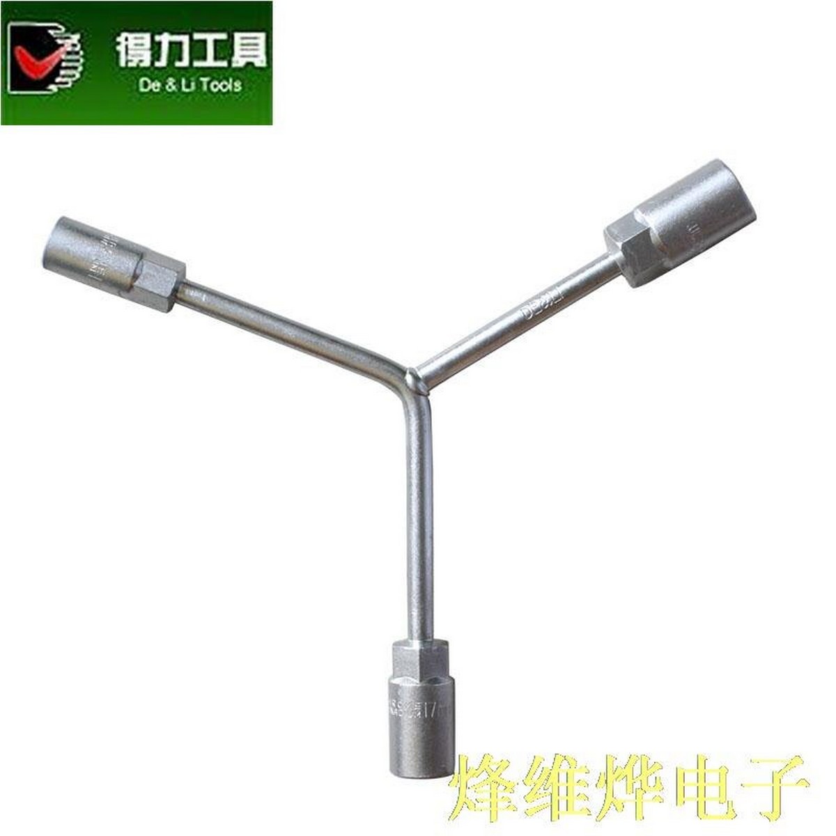 Y-Type 3-Way Hex Socket Wrench - 8mm 10mm 12mm Combination Spanner Tool, Chrome Vanadium Steel, 3-inch Handle