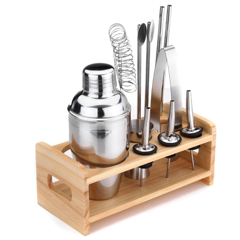 Generic 12pc En Acier Inoxydable Cocktail Shaker Mixeur Boisson Barman