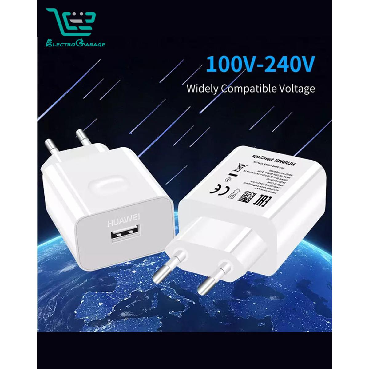 Huawei Original Wall Charger, White Color, 5 V, 2.0 Amp Stable Current, No Over Charging