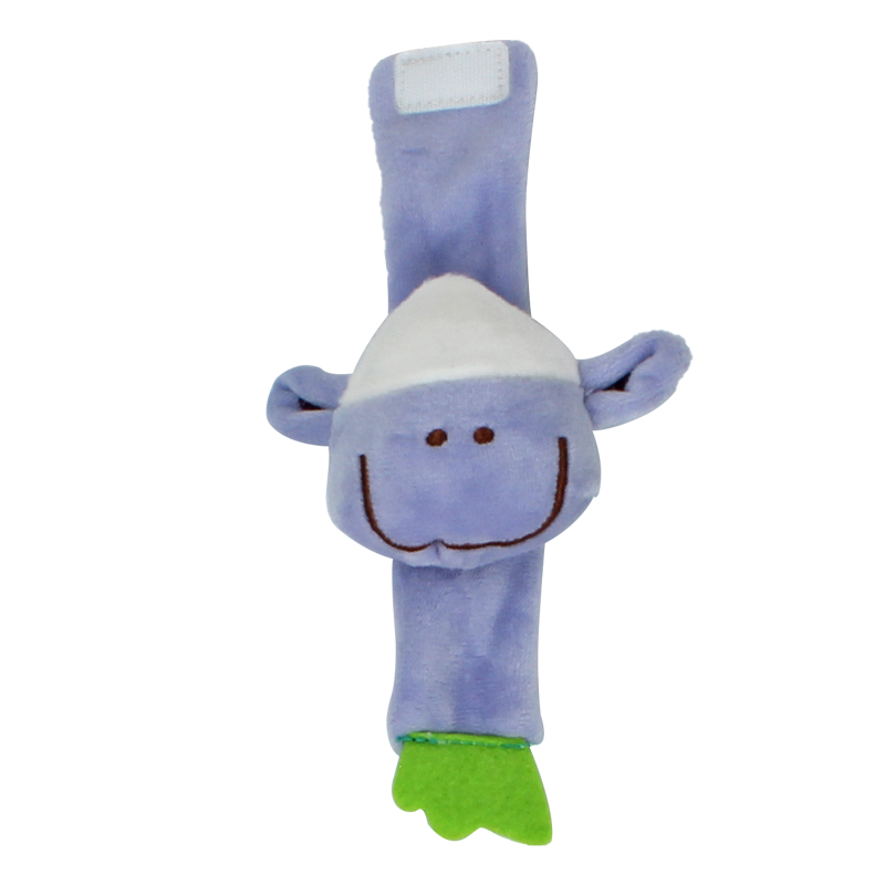 Baby Wrist Rattle Toy – Soft Animal Wristband for Infants 0-12 Months, Sensory Development & Early Learning, Newborn Rattle Bracelet Baby Toy