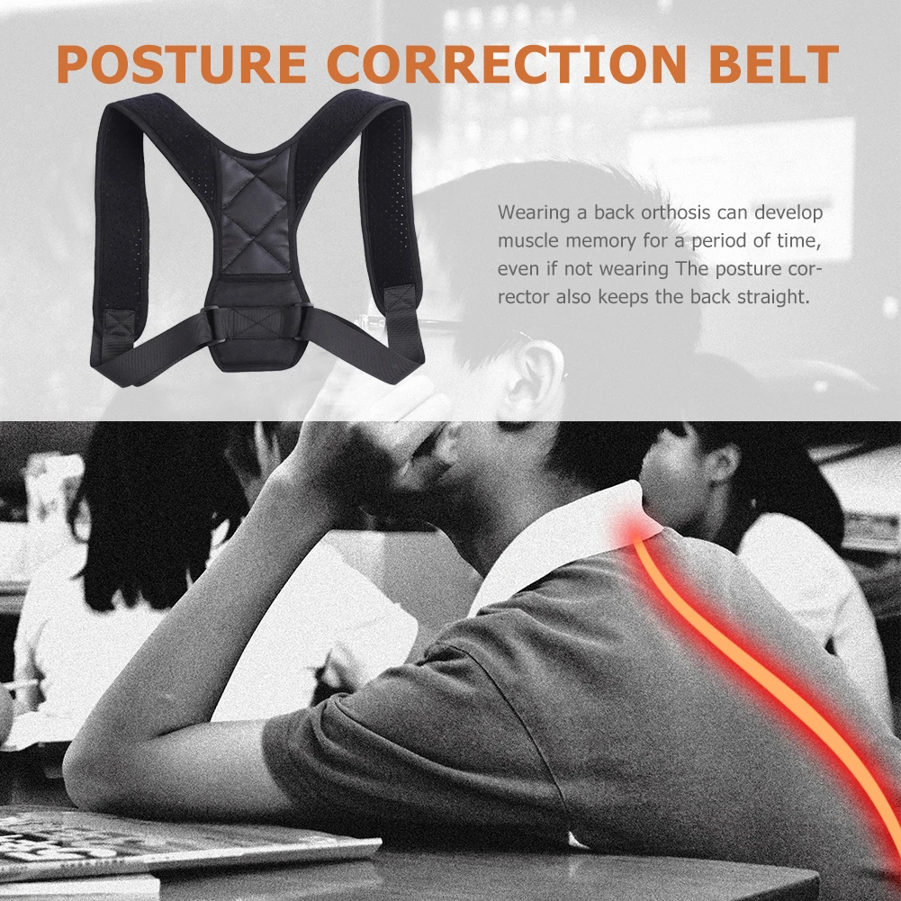 100% original & real Adjustable Back Posture Corrector  Back Shoulder  Brace Support Belt Posture Correction  Best Back Posture Use For anywhere