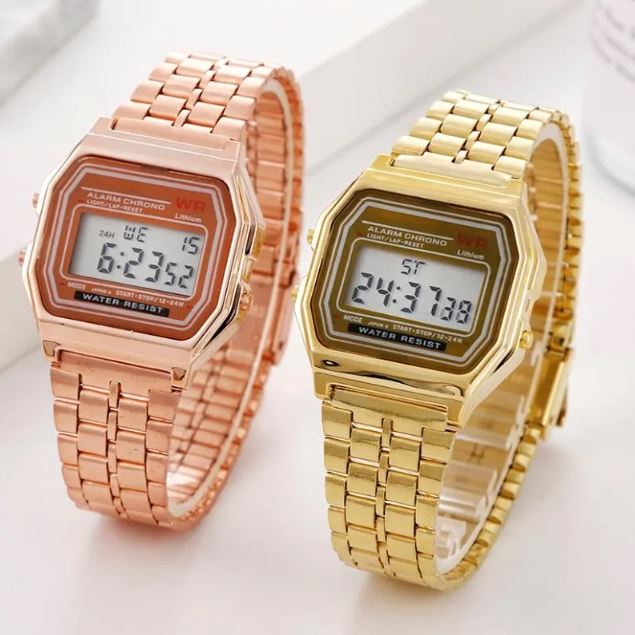 Vintage Silver Classic Digital Wrist Watch for girls price in Pakistan