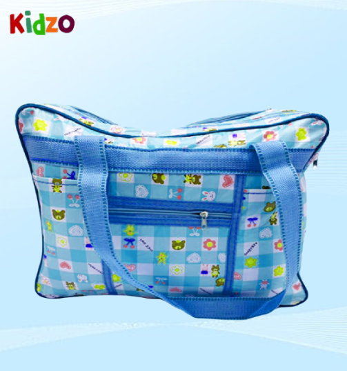 BLUE- Baby Diaper bag & accessories in Portable easy to carry - kidzo