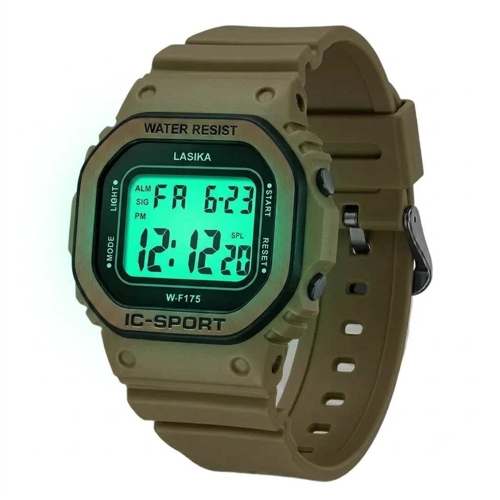 Military Men's Digital Sports Watch For Men Boys Waterproof with LED Back light Digital Watch for Men