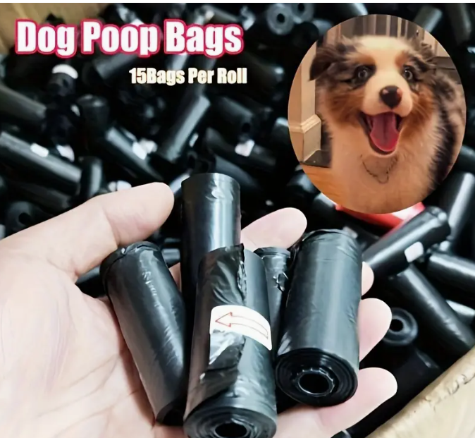 10/20 Rolls Dog Poop Bag, Portable Pet Waste Bag Refill Rolls, Thickened Leak Proof Pet Garbage Bags, Pet Cleaning Supplies Disopsable Baby Diapers Bag Box Kit Portable Baby Diapers Platics Bags Pet Waste