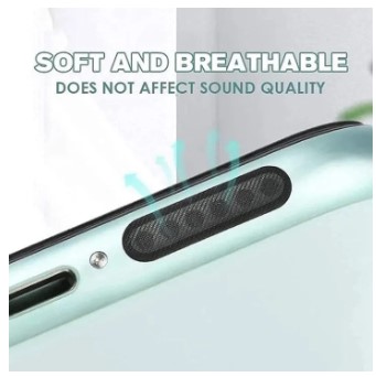 10PCS Mobile Phone Dust Proof Net Stickers Mobile Phone Dustproof Net Stickers Anti Dust Speaker  Protector Cover for 6 Hole and 4 Hole Universal Speakers Earpiece - 5 Short + 5 Long