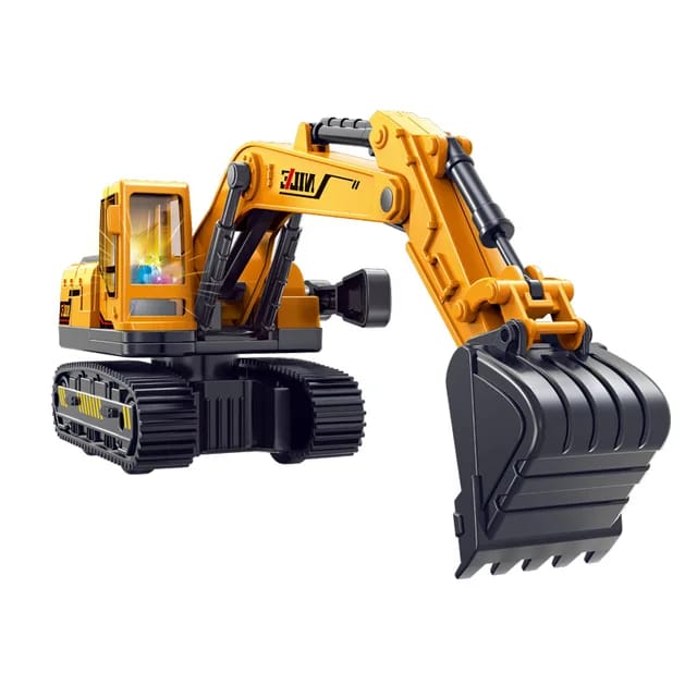 SF 1:55 Construction Engineering Crane Vehicles Set Toy Alloy Excavator Diecasts Hand Hook Machine Model for Toddlers Kids Boys