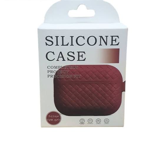 Pro 2 Earbuds Pattern Case Cover | Woven Chitai Texture Protective Case for Earbuds Charging Case | Soft TPU Shockproof Anti-Scratch Dustproof Protector Skin|Stylish Premium Design Cover|Compatible with Pro 2 Earbuds|Exclusively Available at Tech Gears PK