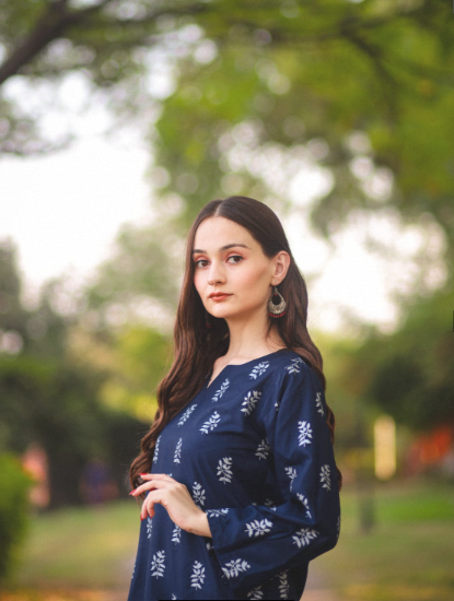 Stylish Collection Multicolor Leaf Printed Dress Summer Cotton Casual Shirt & Trouser Set Multicolor Fashion Stitched 2 piece suit for women and girls