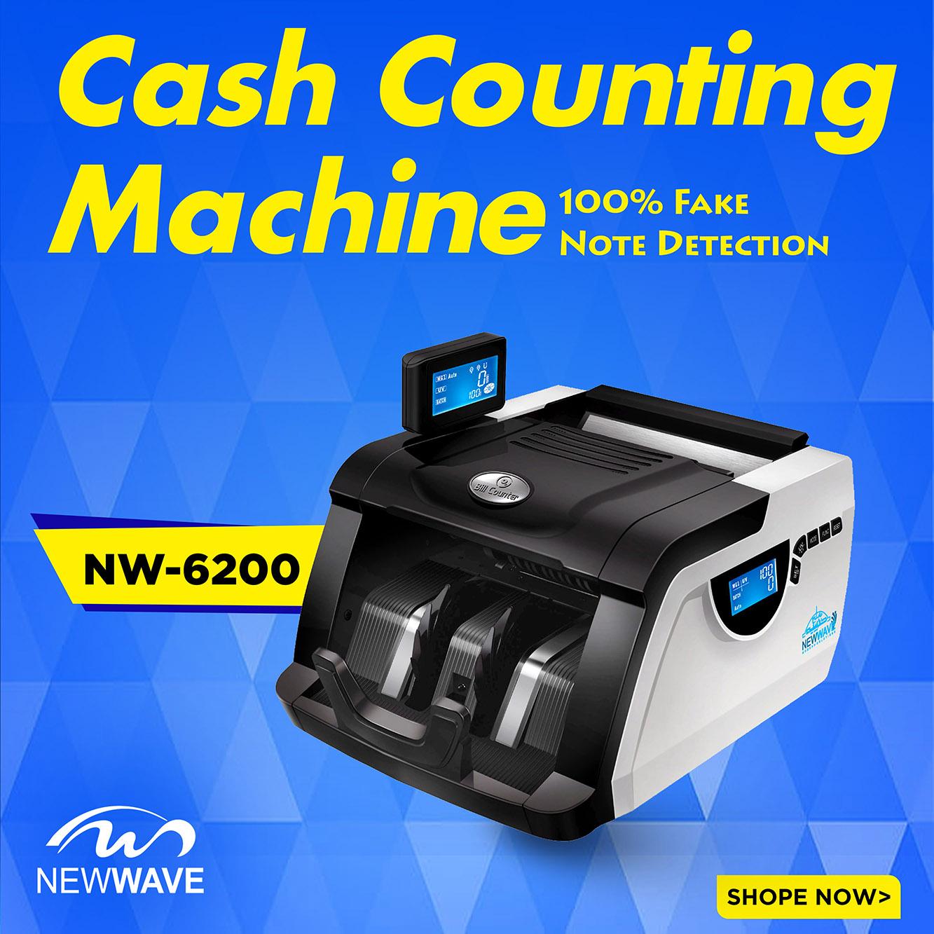 Cash Counting Machine,bill Counter,money Counter And Detector.(nw-6200)